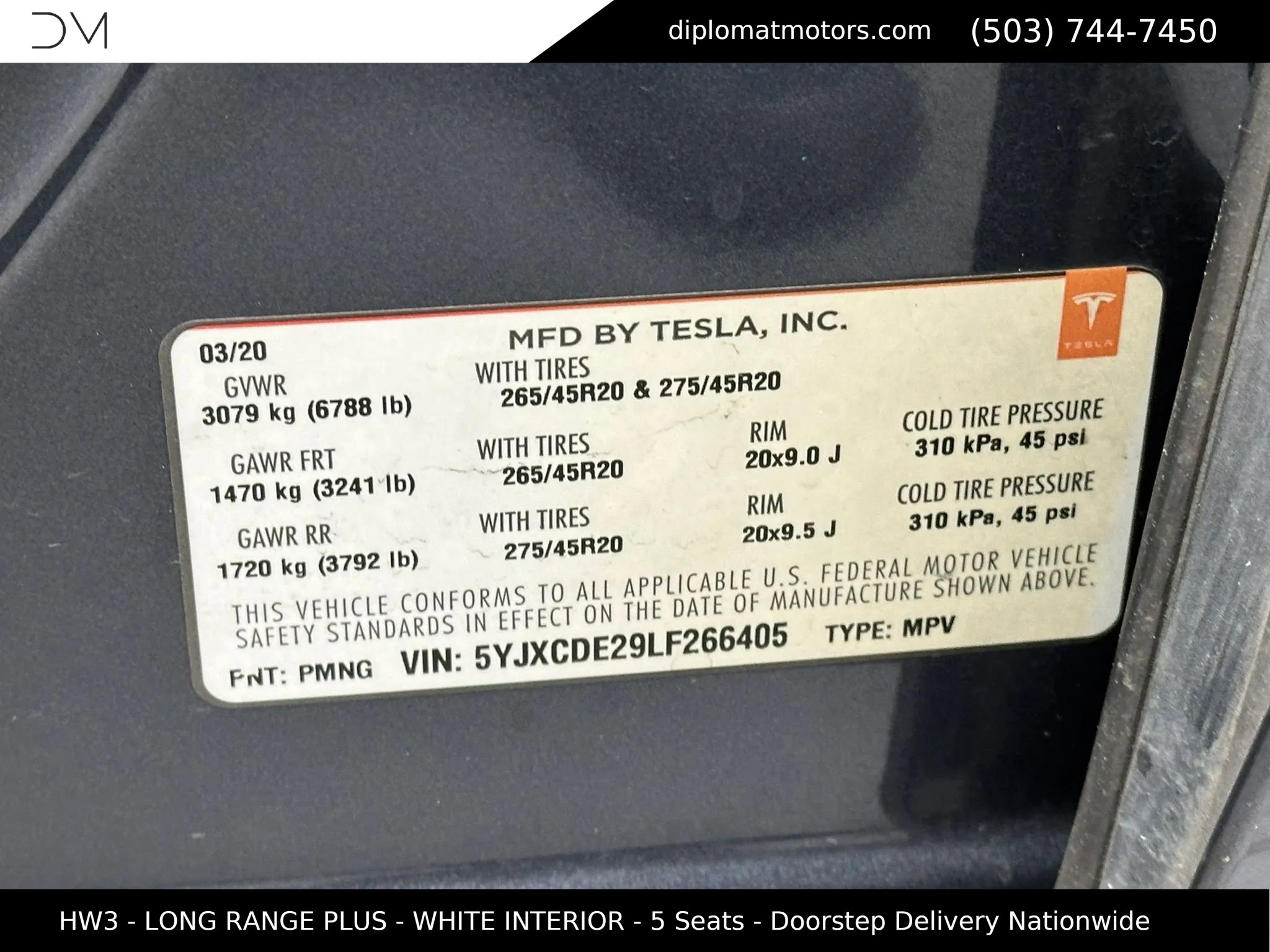 Used 2020 Tesla Model X Long Range AWD/4WD image 46