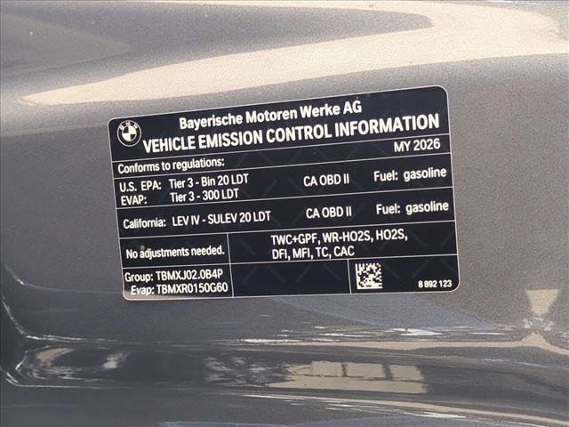 Used 2026 BMW X3 xDrive30i w/ Convenience Package AWD/4WD image 16