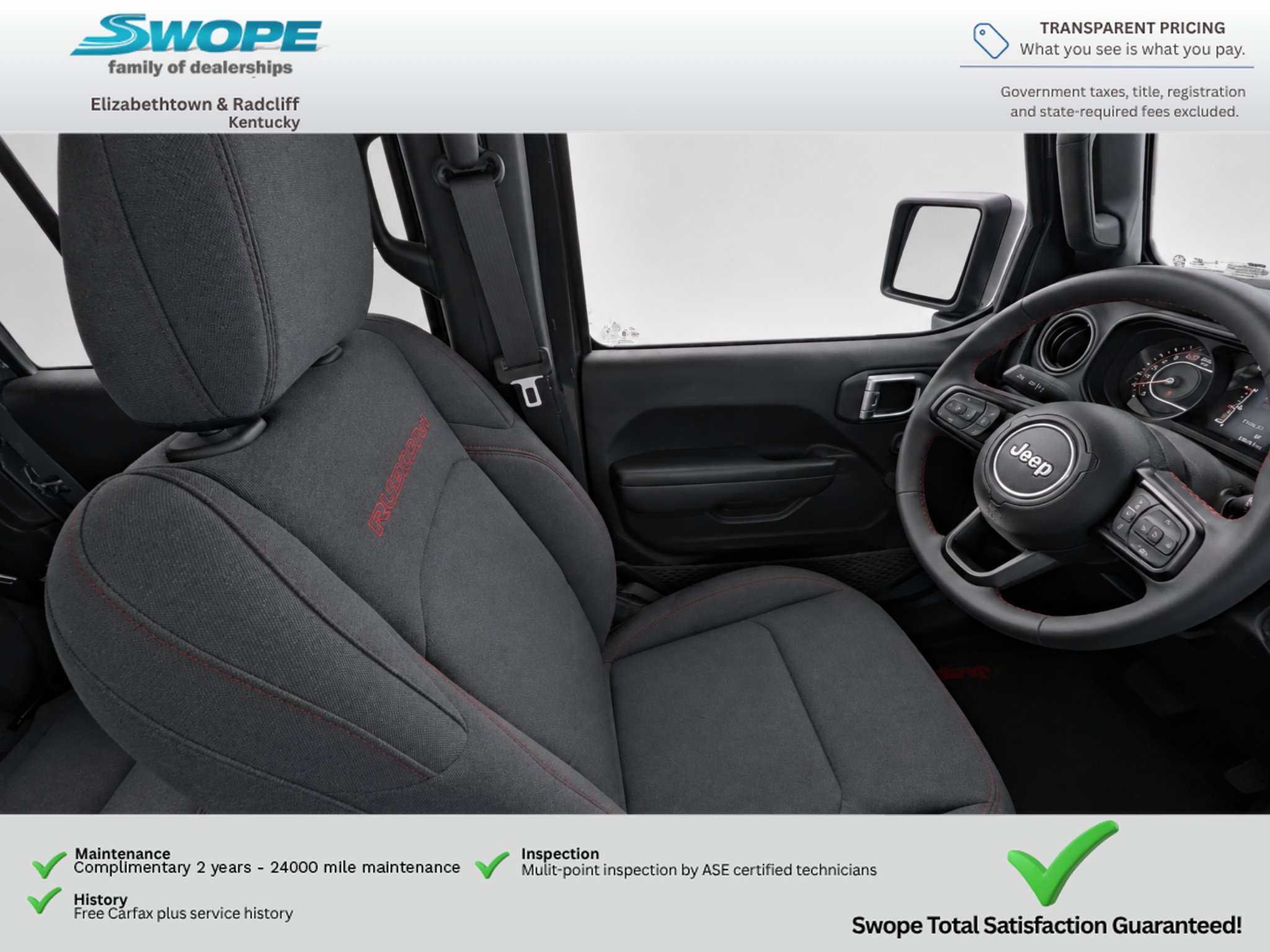 Used 2024 Jeep Wrangler Unlimited Rubicon w/ Convenience Group AWD/4WD image 19