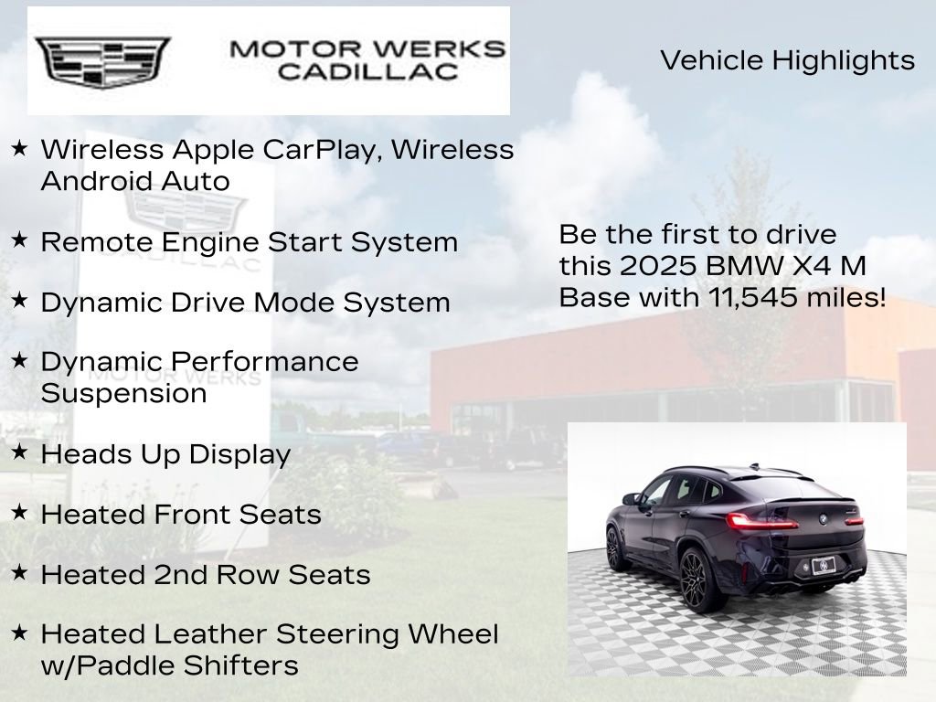 Used 2025 BMW X4 M w/ Competition Package AWD/4WD image 13