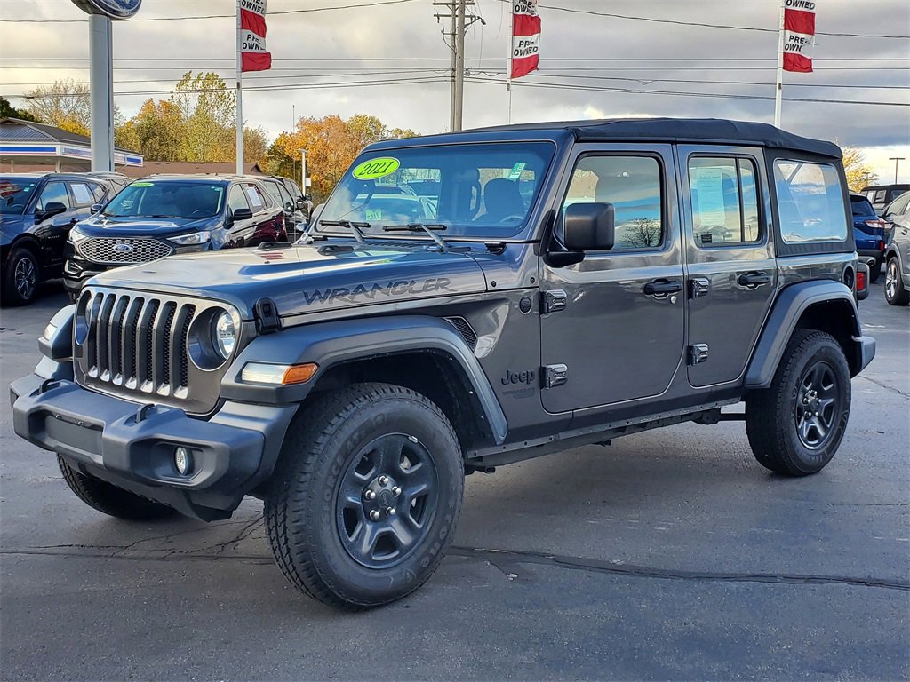 Used 2021 Jeep Wrangler Unlimited Sport image 3