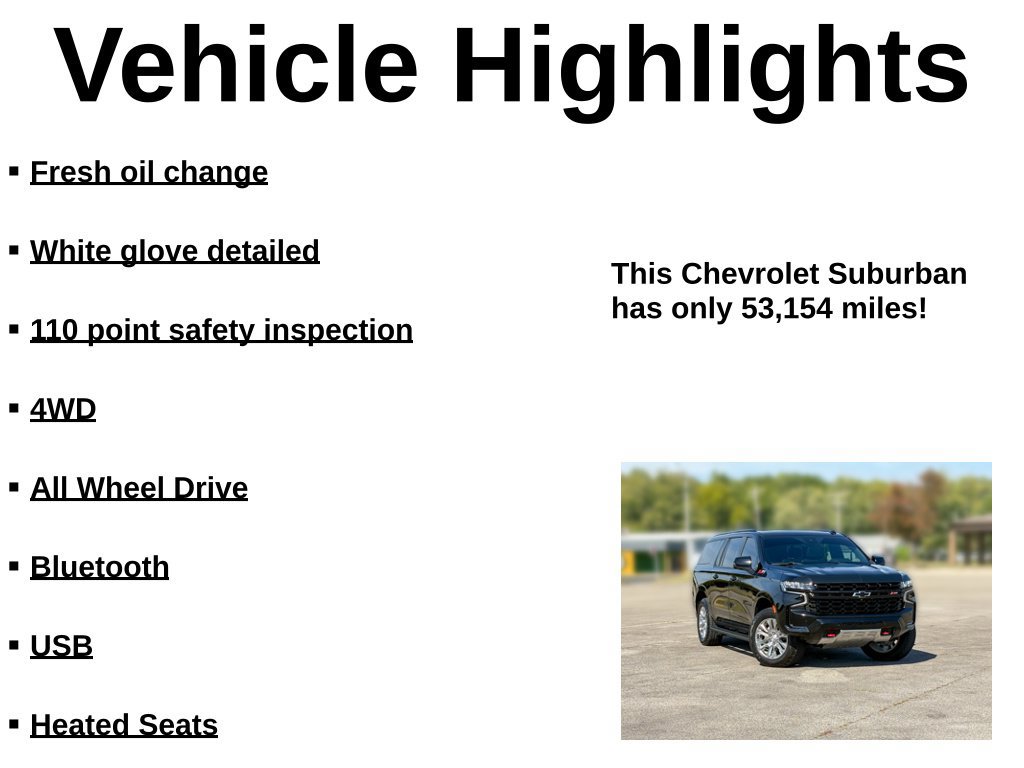 Used 2023 Chevrolet Suburban Z71 w/ Z71 Off-Road Package AWD/4WD image 31