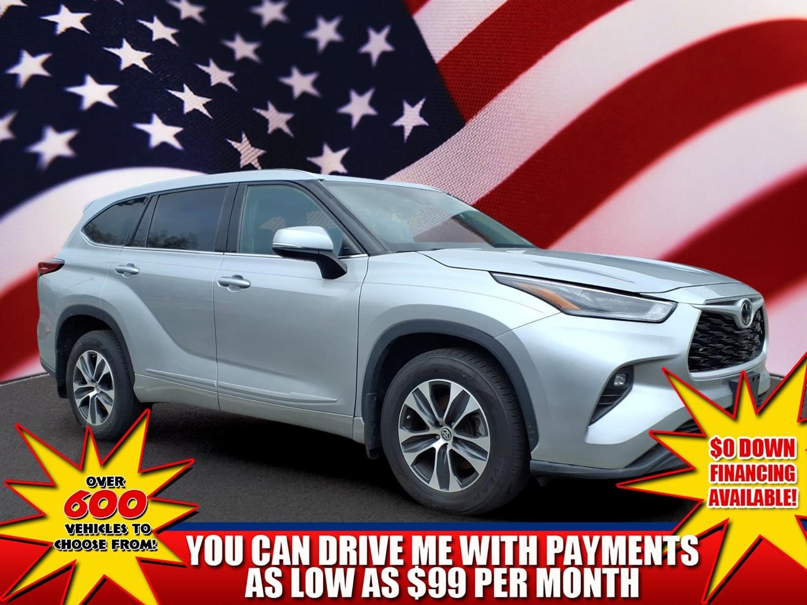 Used 2021 Toyota Highlander XLE AWD/4WD image 1