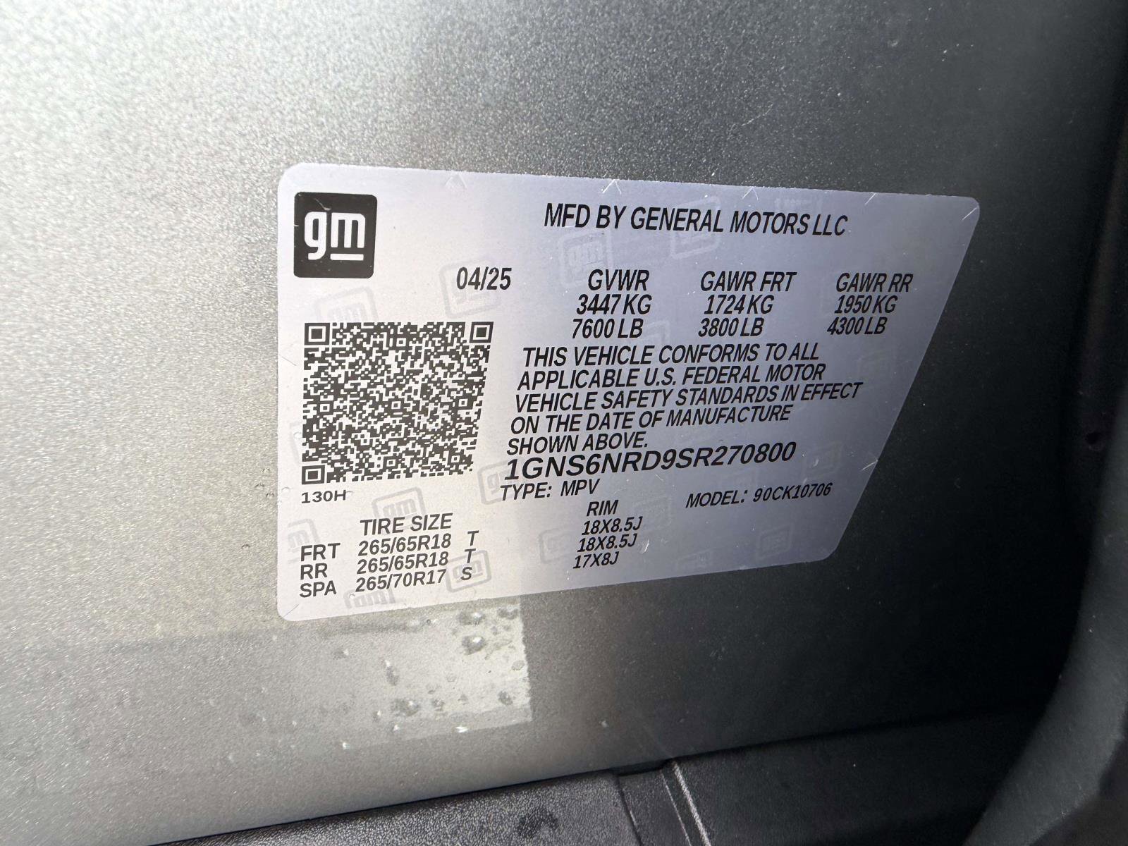 Certified 2025 Chevrolet Tahoe LT image 20