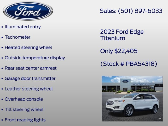 Certified 2023 Ford Edge Titanium AWD/4WD image 34