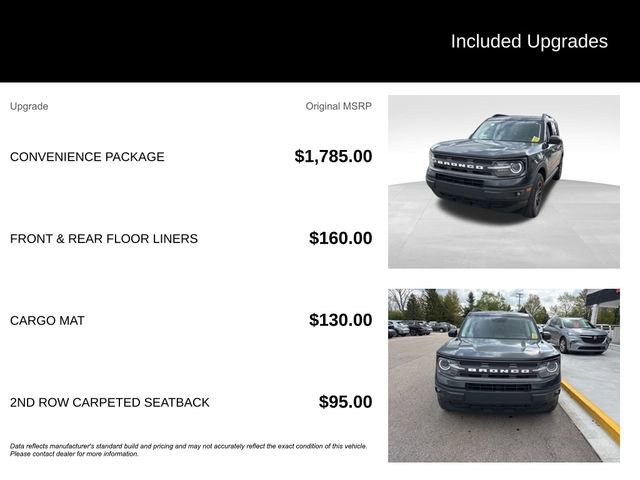 Used 2023 Ford Bronco Sport Big Bend w/ Convenience Package AWD/4WD image 8