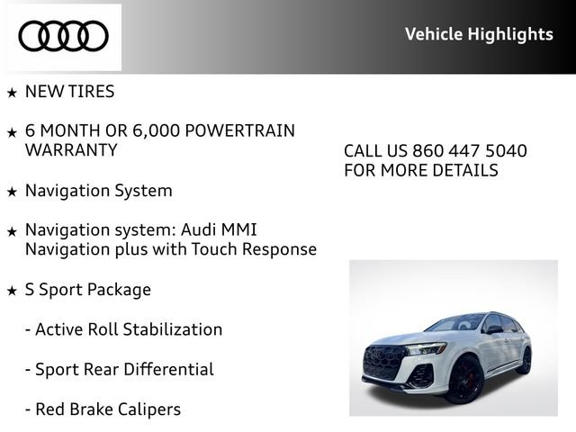 Certified 2025 Audi SQ7 Prestige AWD/4WD image 16