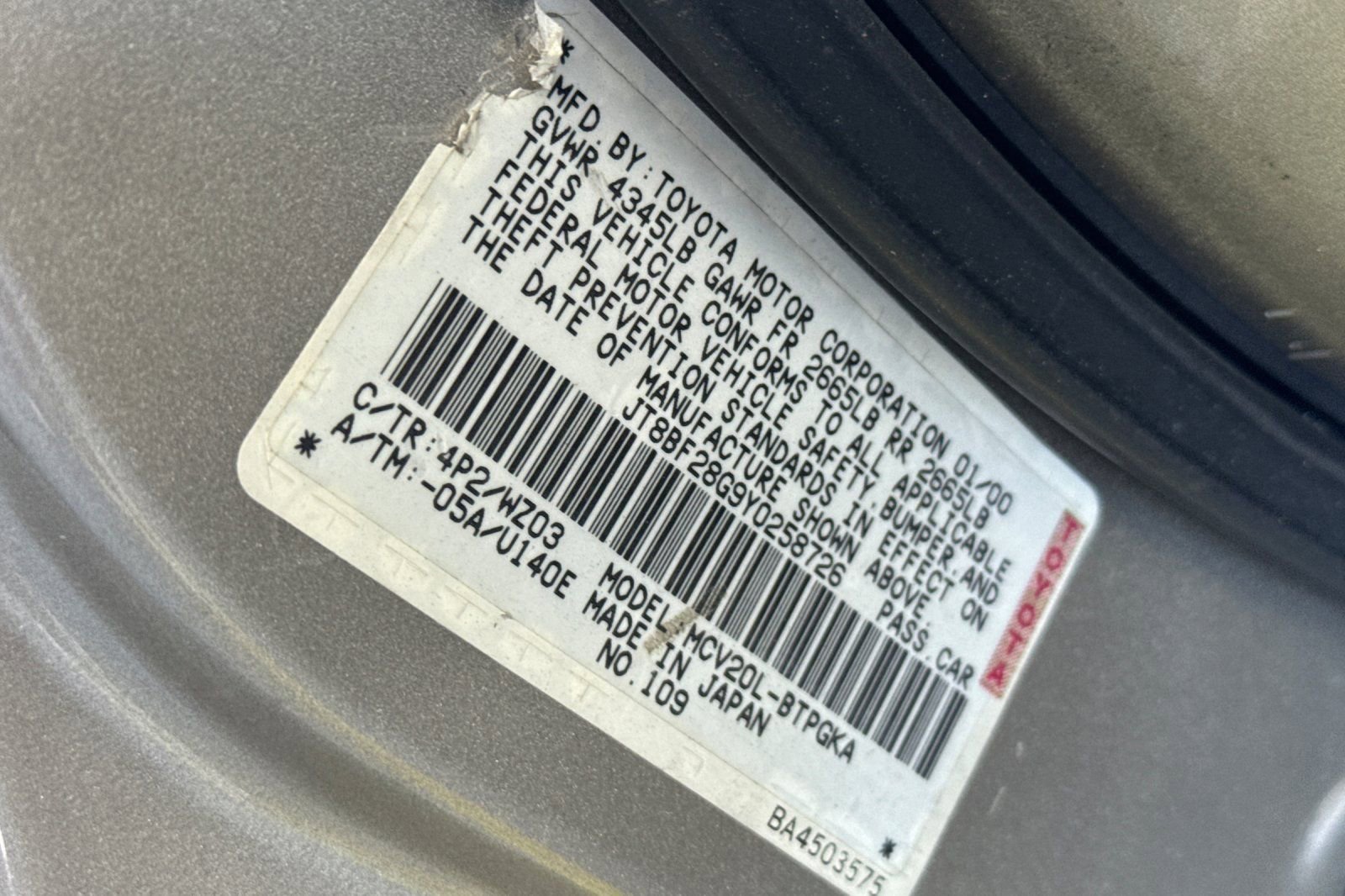 Used 2000 Lexus ES 330 FWD image 11