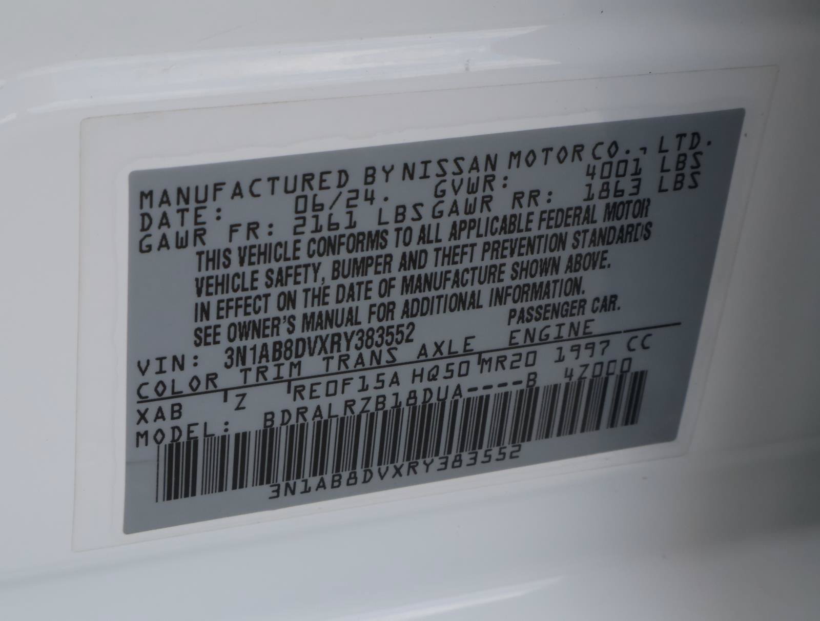 Used 2024 Nissan Sentra SR FWD image 20