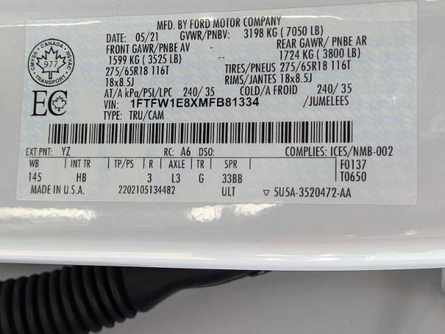 Certified 2021 Ford F150 Lariat image 37