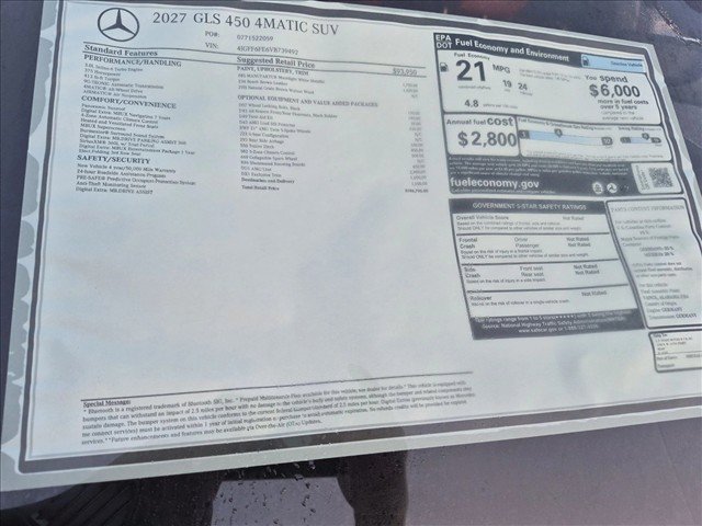 New 2027 Mercedes-Benz GLS 450 4MATIC image 16