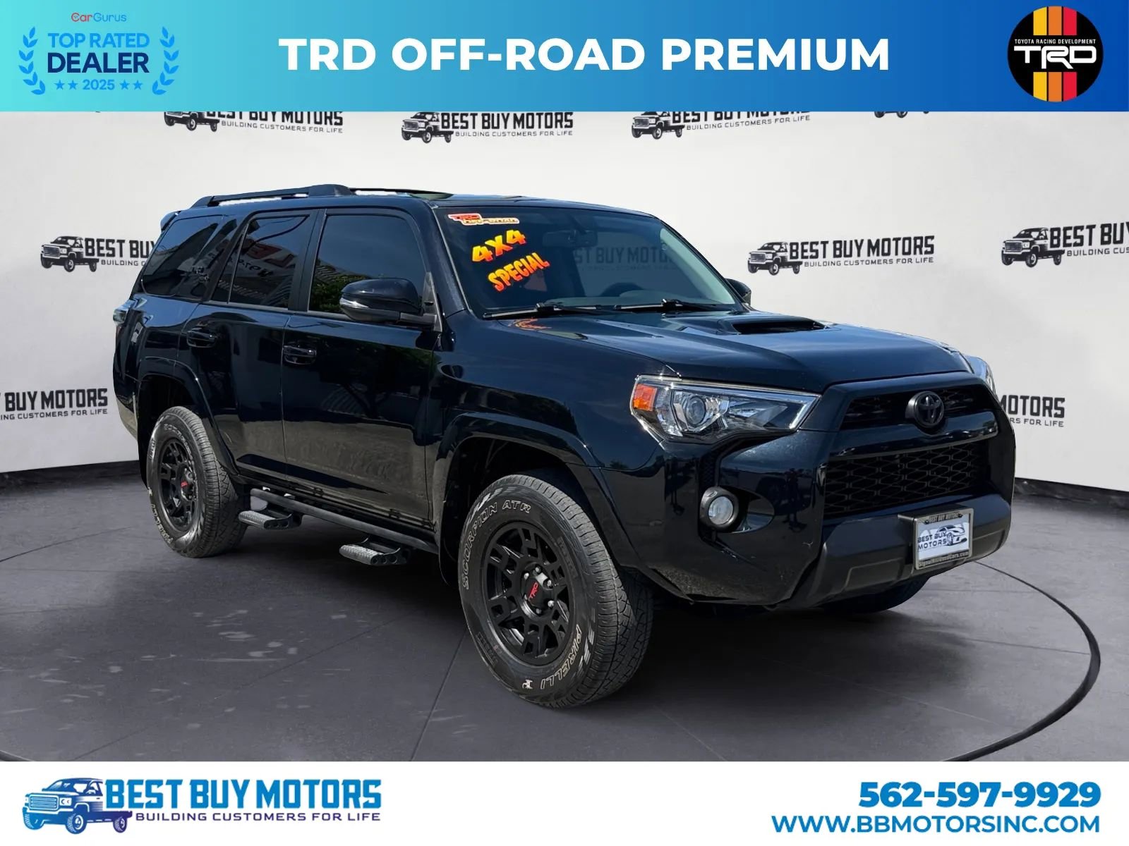 Used 2019 Toyota 4Runner TRD Off-Road Premium AWD/4WD image 1