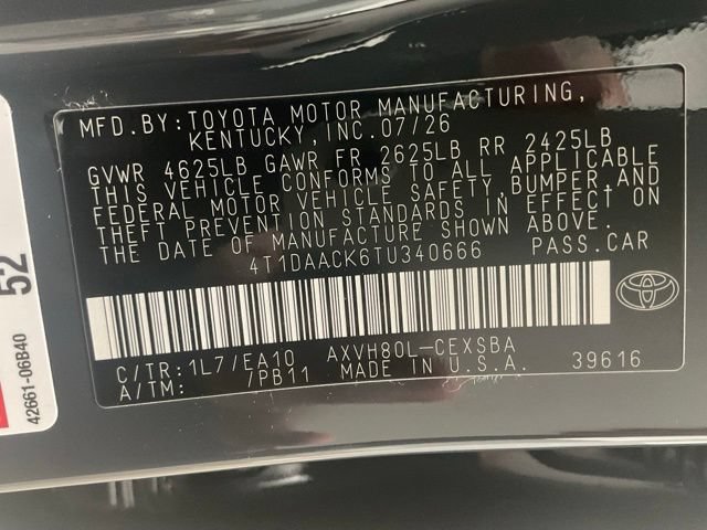 New 2026 Toyota Camry SE w/ Multimedia Upgrade Package FWD image 32