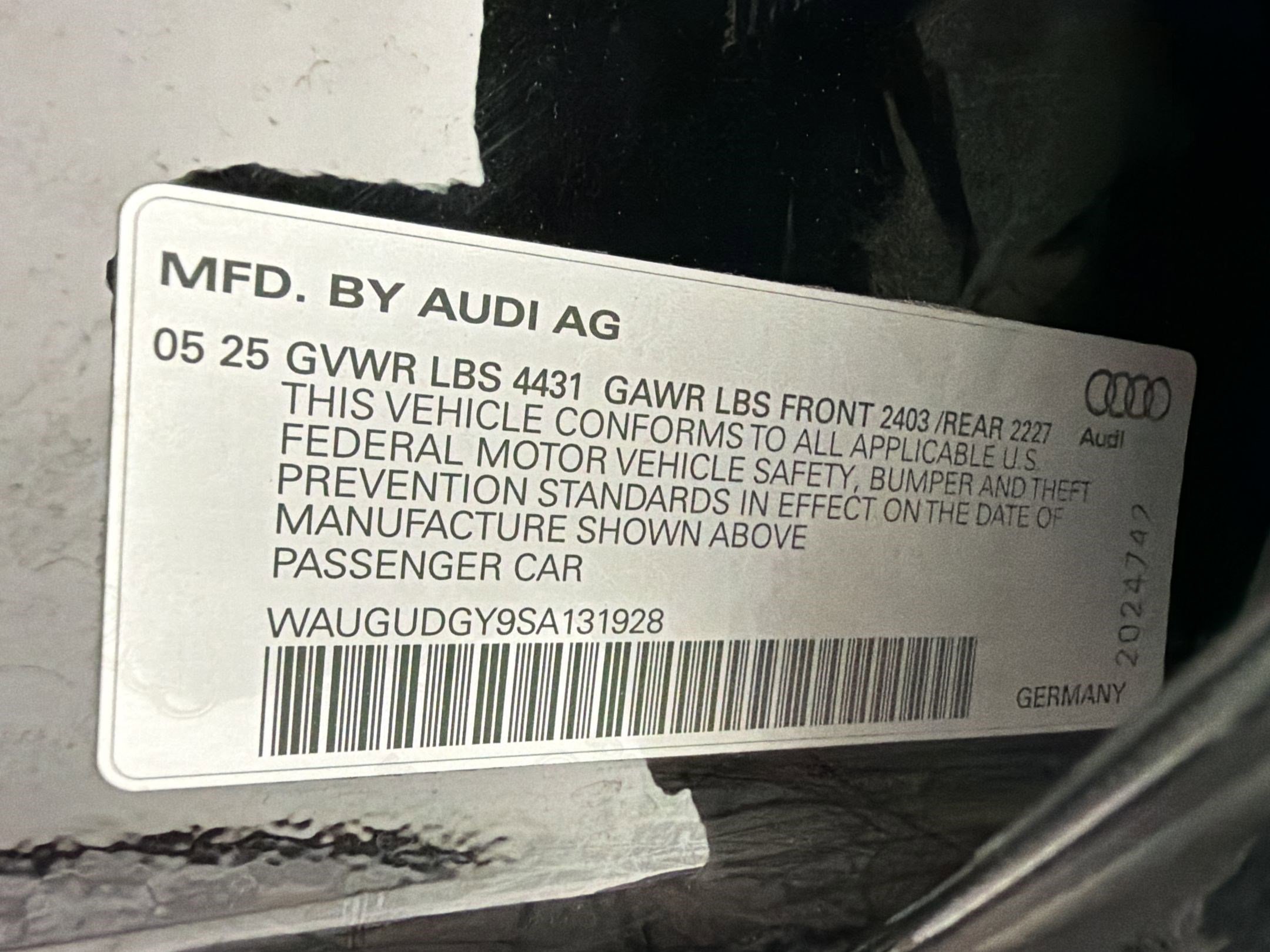 Certified 2025 Audi A3 2.0T Premium w/ Convenience Package image 16