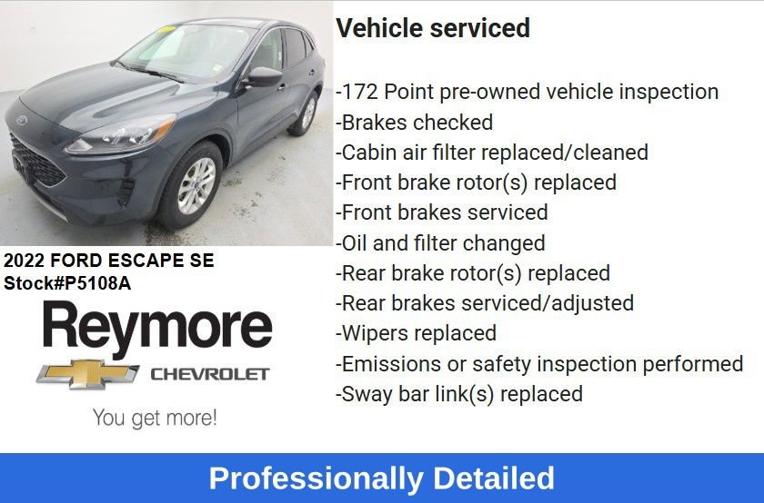 Used 2022 Ford Escape SE w/ Convenience Package image 44