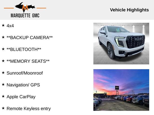 Used 2025 GMC Yukon XL Denali Ultimate w/ LPO, Floor Liner Package image 3