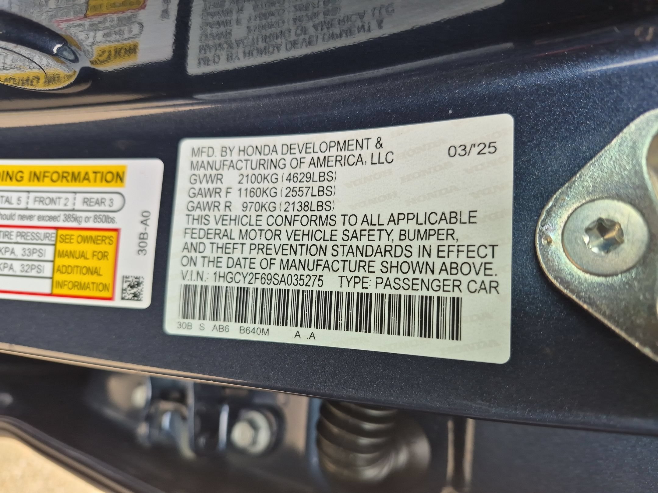 Used 2025 Honda Accord EX-L image 34