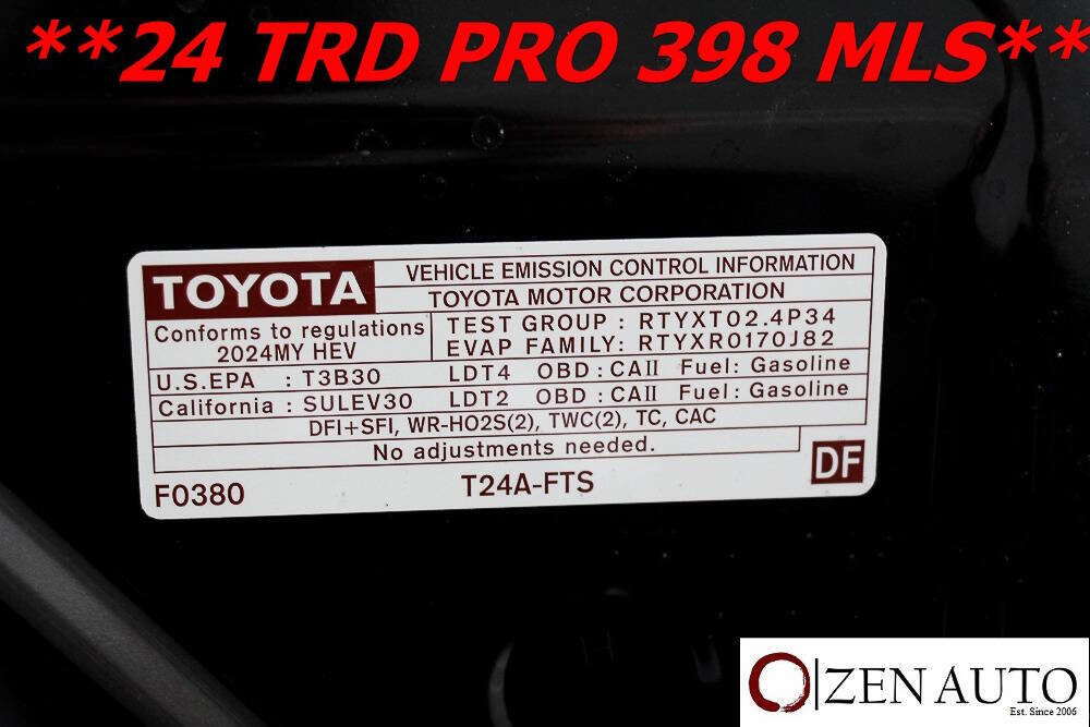 Used 2024 Toyota Tacoma TRD Pro image 75