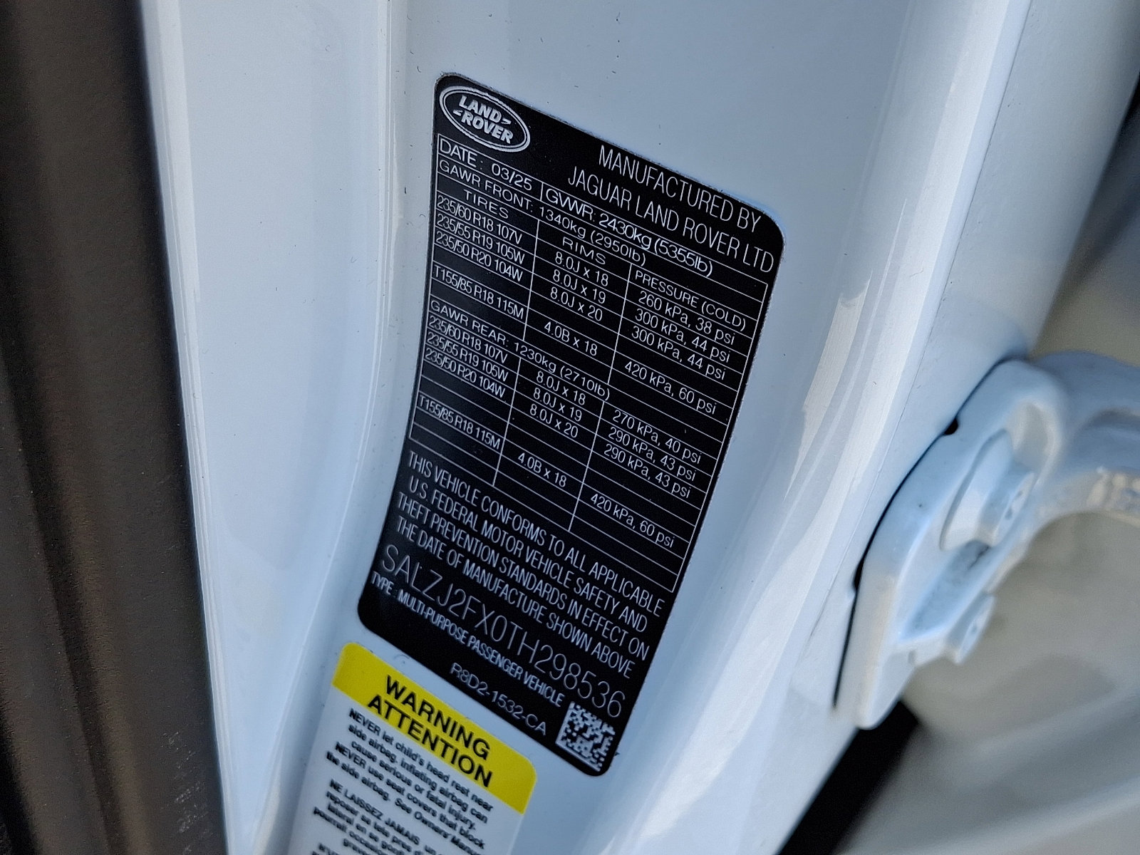 Used 2026 Land Rover Range Rover Evoque S image 26