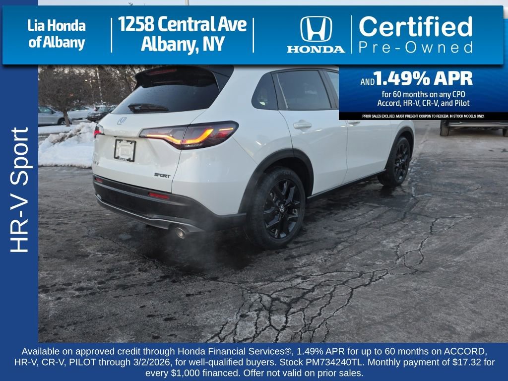 Certified 2023 Honda HR-V Sport image 7