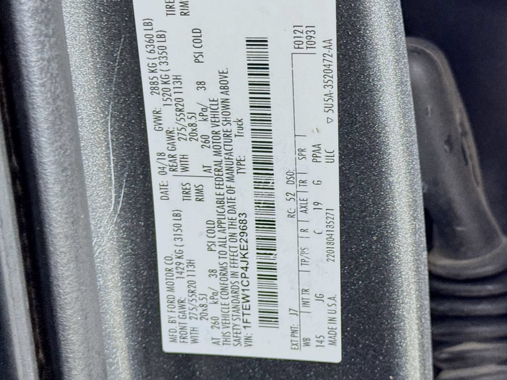 Used 2018 Ford F150 XL w/ Equipment Group 101A Mid RWD image 39