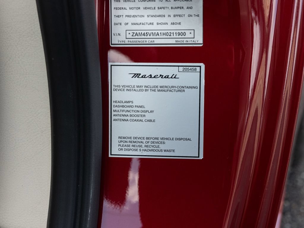 Used 2017 Maserati GranTurismo Convertible RWD image 74