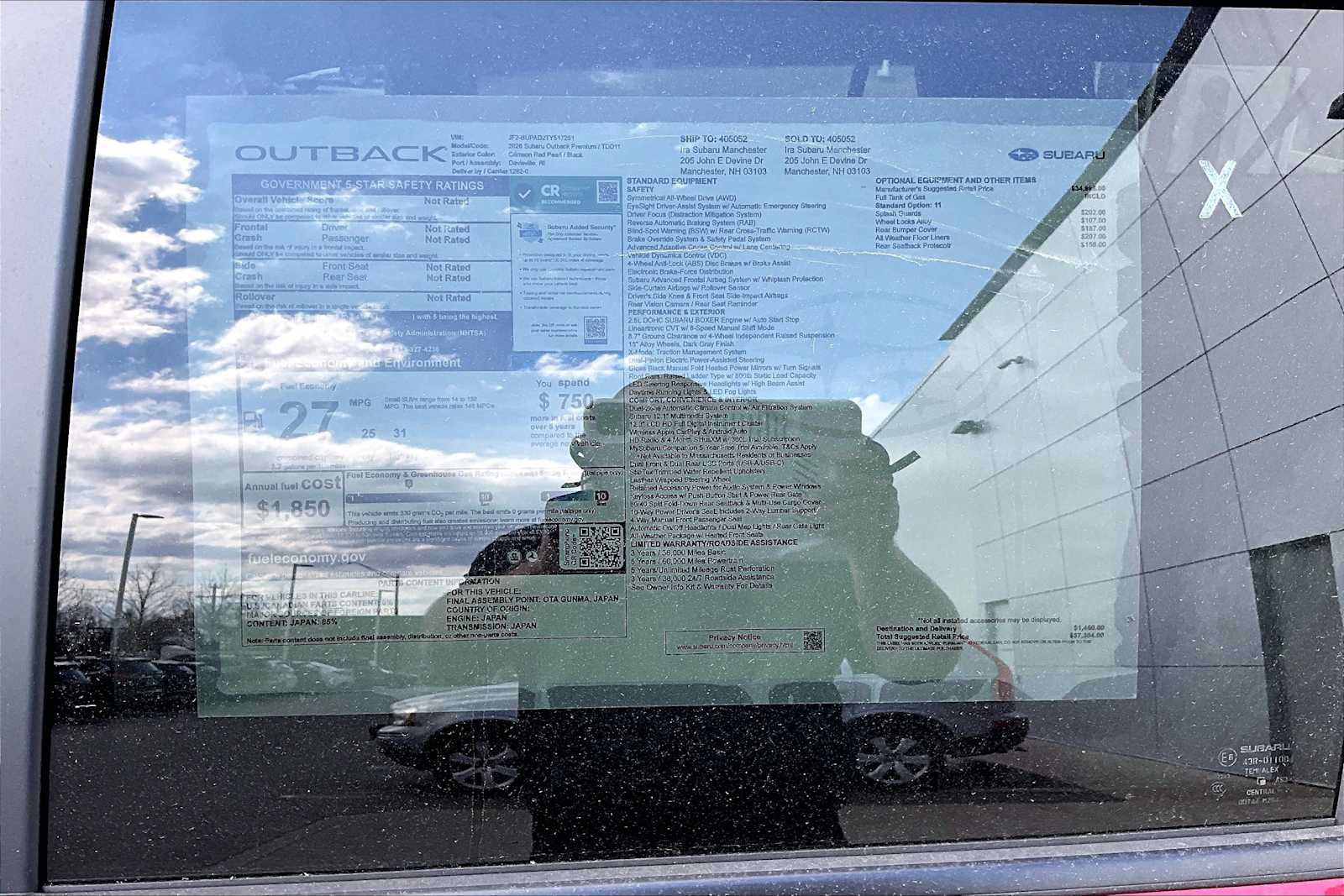 New 2026 Subaru Outback Premium AWD/4WD image 18