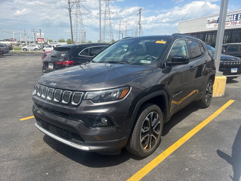 Used 2022 Jeep Compass Limited w/ Sun and Sound Group AWD/4WD image 1