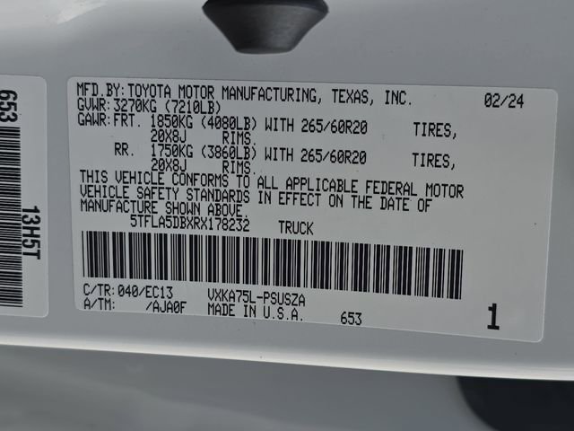 Used 2024 Toyota Tundra SR5 w/ TRD Sport Premium Package image 34