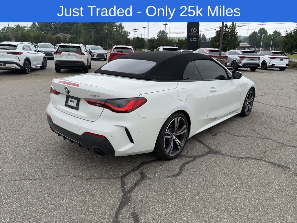 Used 2021 BMW 430i Convertible w/ M Sport Package RWD image 4