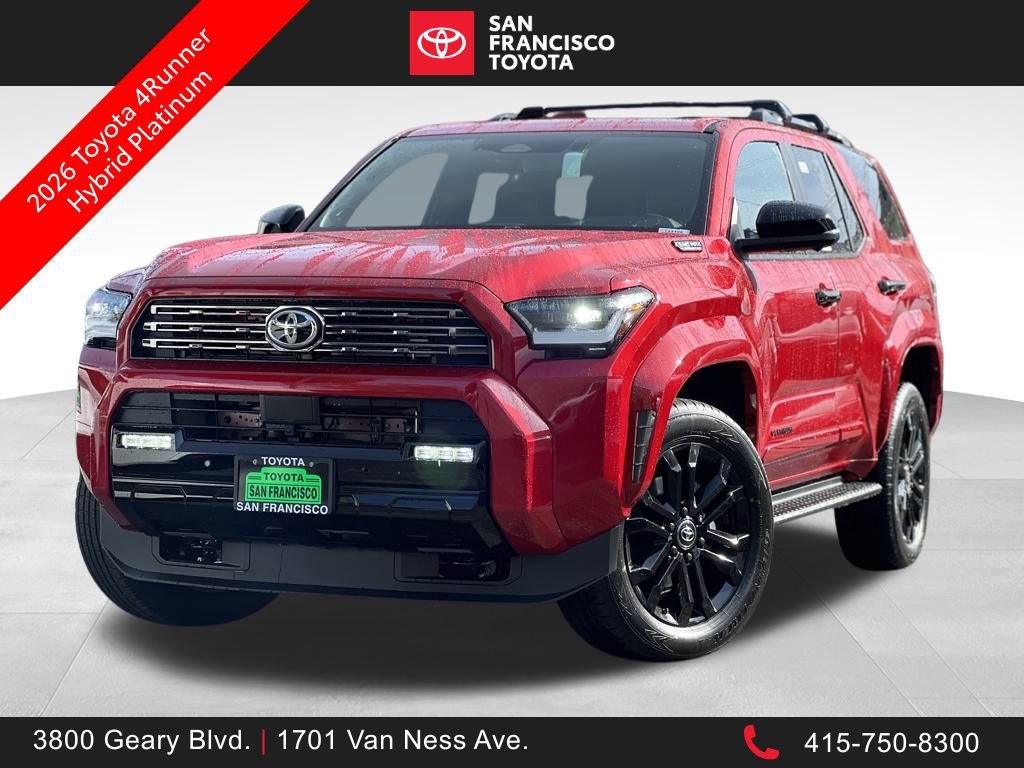 New 2026 Toyota 4Runner Platinum