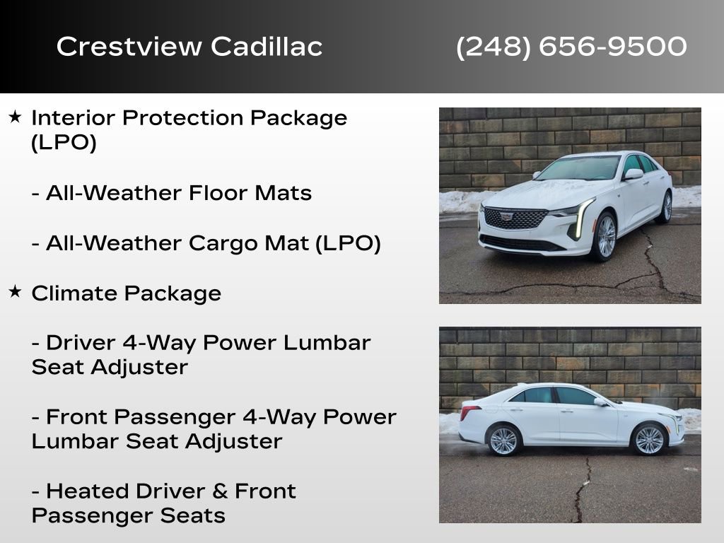 Certified 2023 Cadillac CT4 Premium Luxury w/ Climate Package image 18