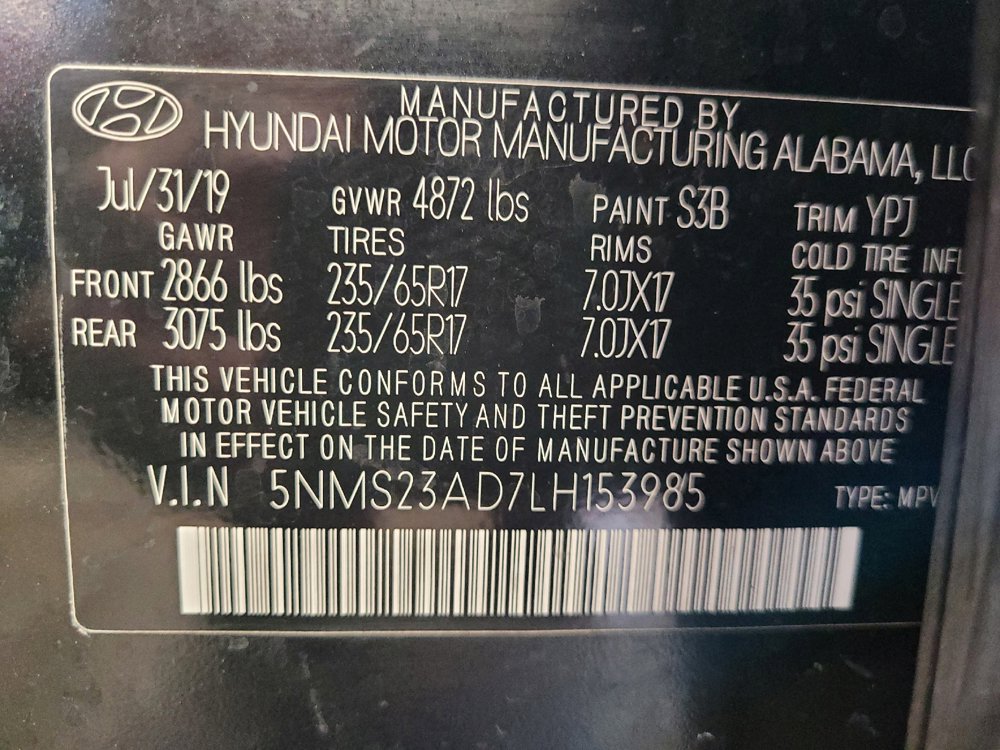 Used 2020 Hyundai Santa Fe SE FWD image 33