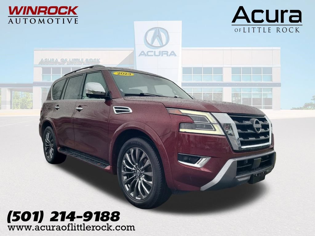 Used 2023 Nissan Armada Platinum w/ Captain's Chairs Package AWD/4WD image 1