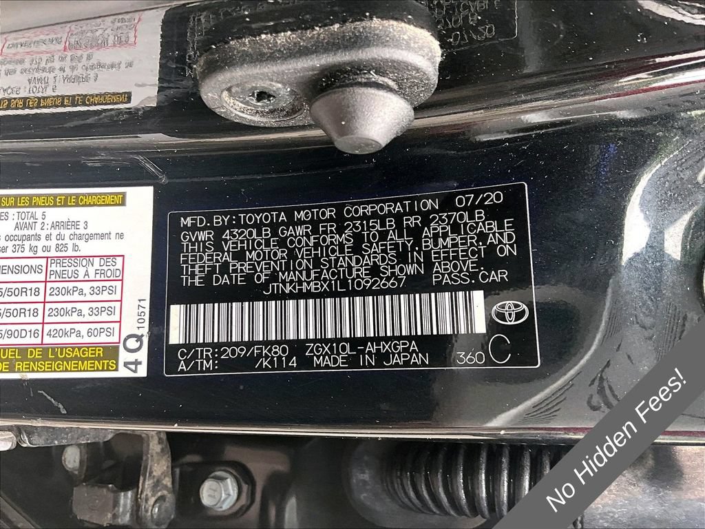 Used 2020 Toyota C-HR XLE FWD image 20