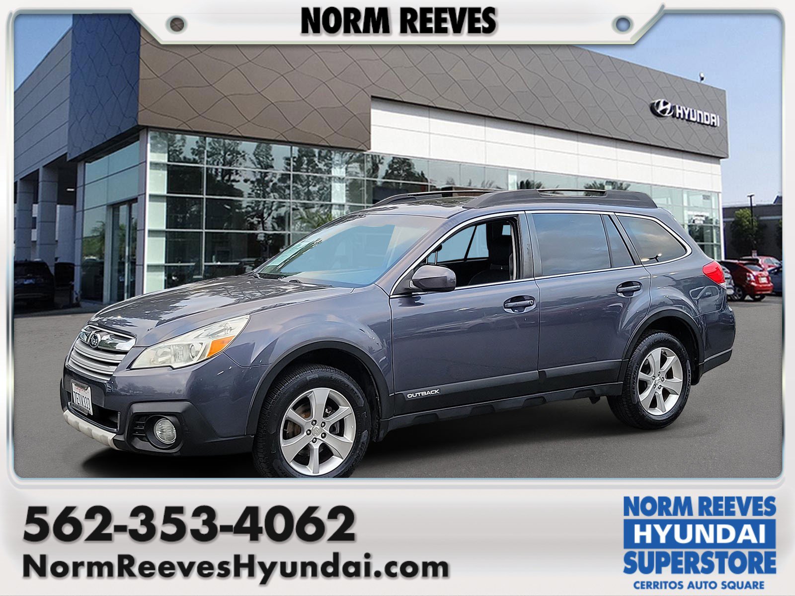 Used 2014 Subaru Outback 2.5i Limited w/ Moonroof Package