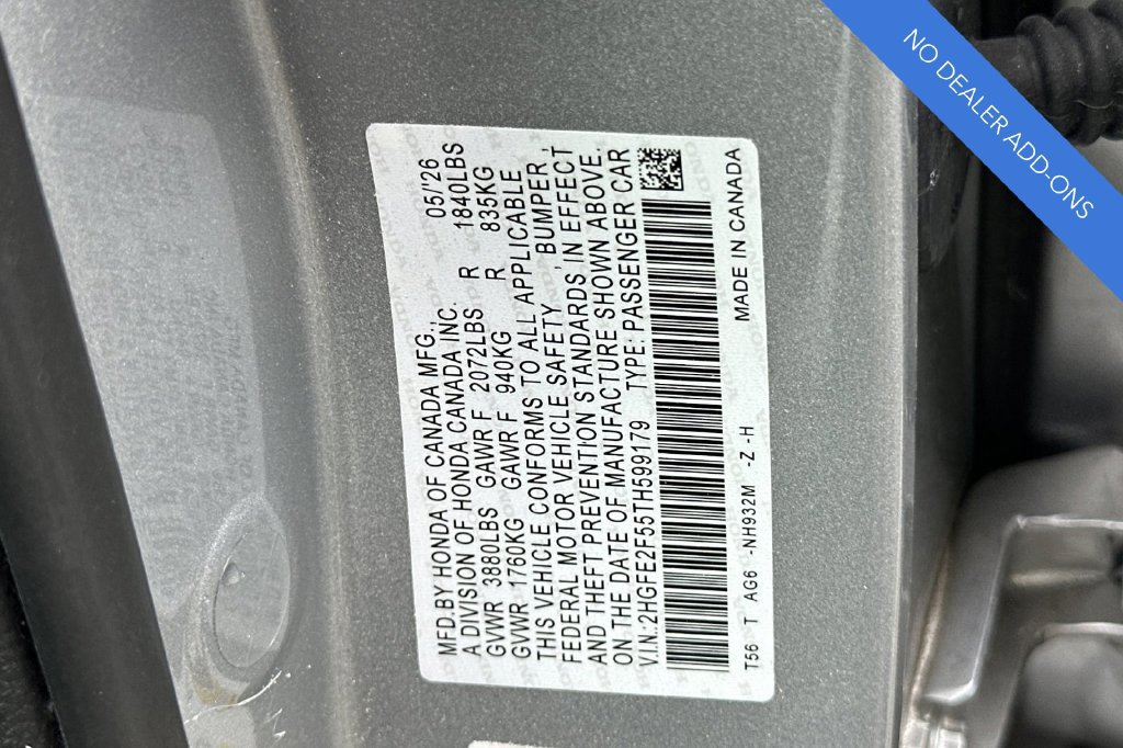 Certified 2026 Honda Civic Sport image 32