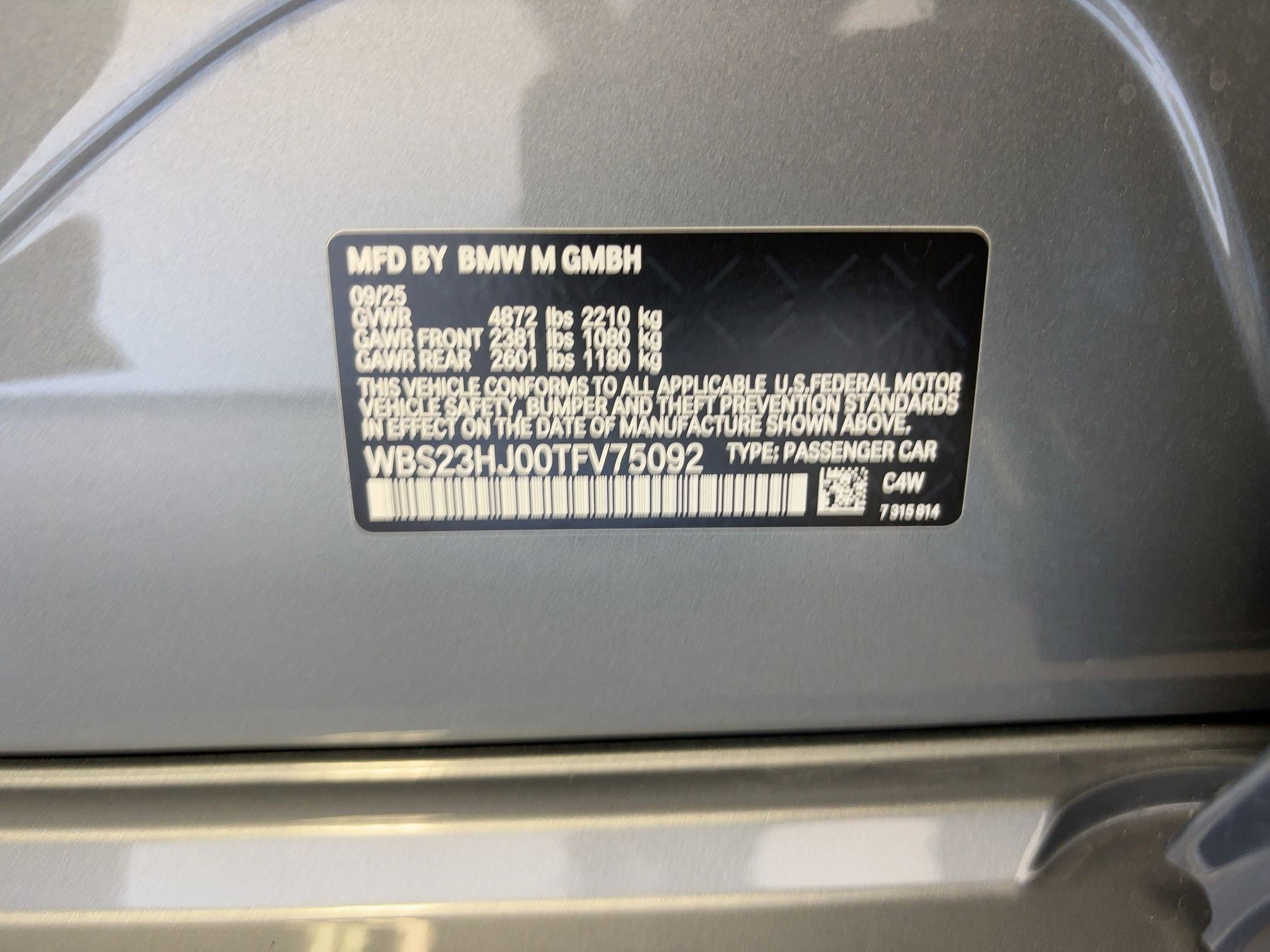 Certified 2026 BMW M3 Competition w/ Executive Package image 19