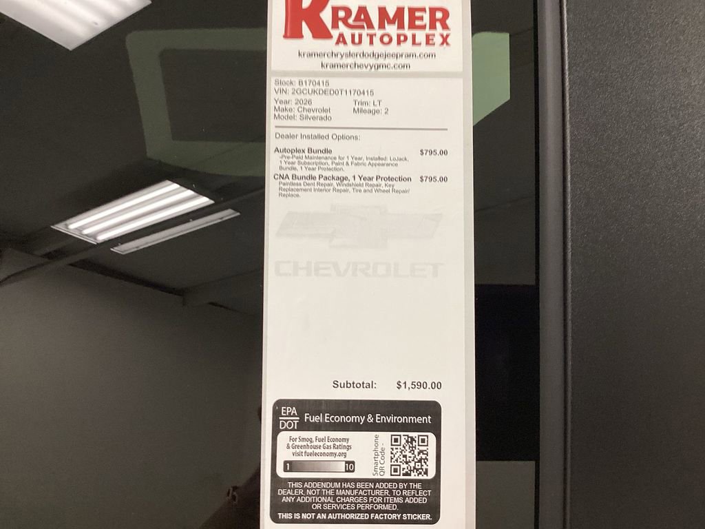 New 2026 Chevrolet Silverado 1500 LT w/ Z71 Off-Road Package image 35