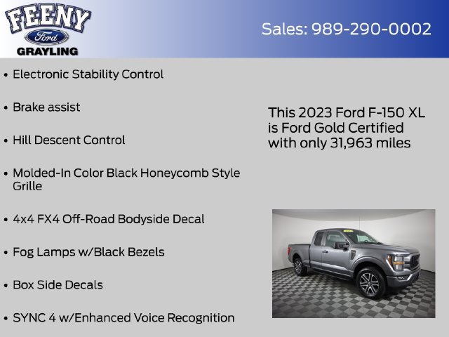 Certified 2023 Ford F150 XL w/ STX Appearance Package AWD/4WD image 24
