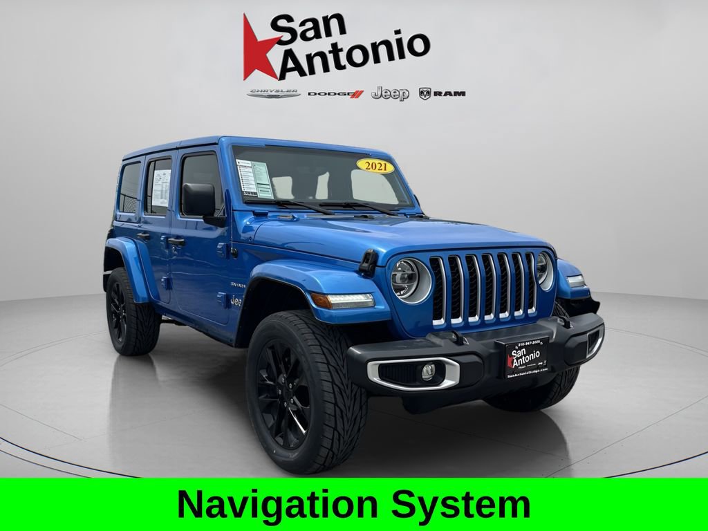 Used 2021 Jeep Wrangler Unlimited Sahara w/ Cold Weather Group AWD/4WD image 2