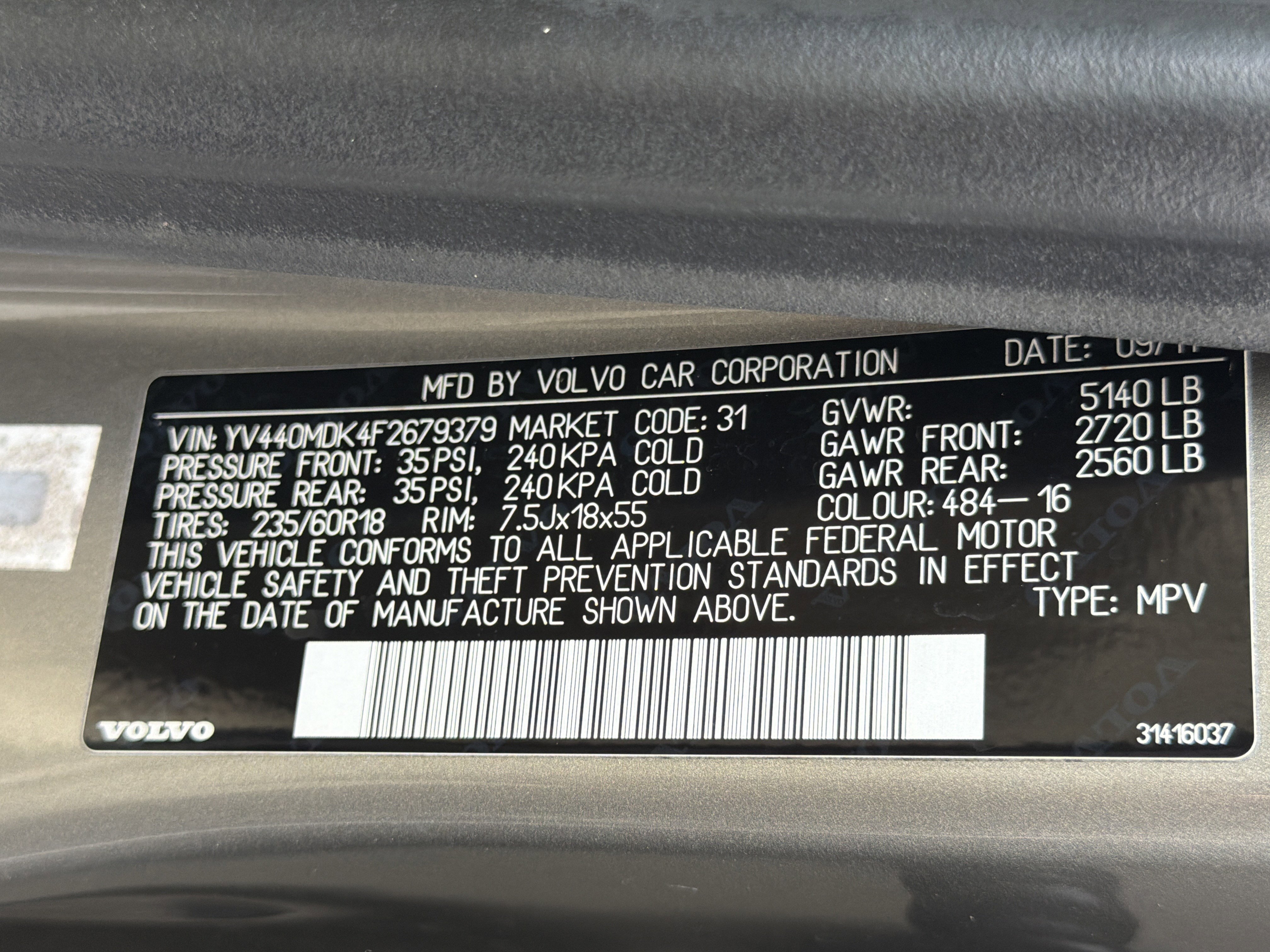 Used 2015 Volvo XC60 T5 Premier w/ Proximity Package FWD image 39