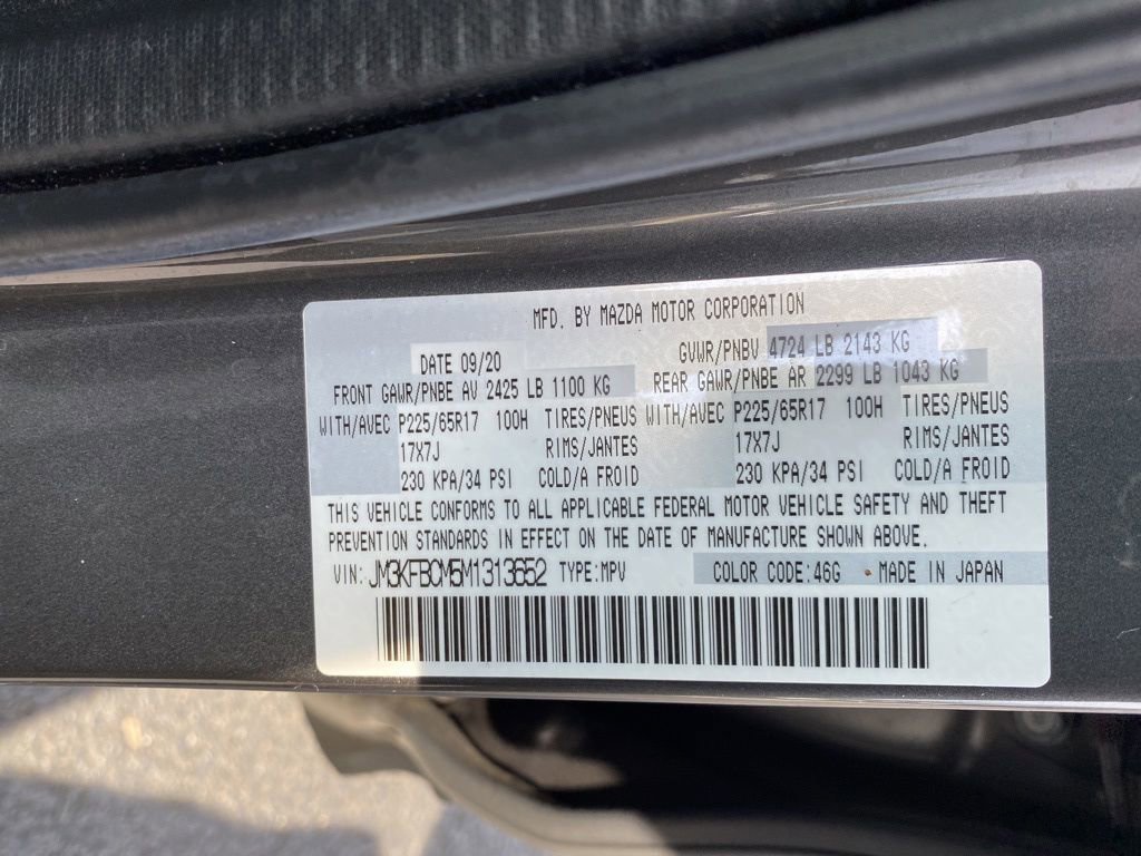 Used 2021 MAZDA CX-5 Touring image 25