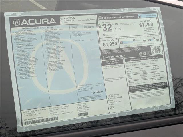 New 2026 Acura Integra image 19