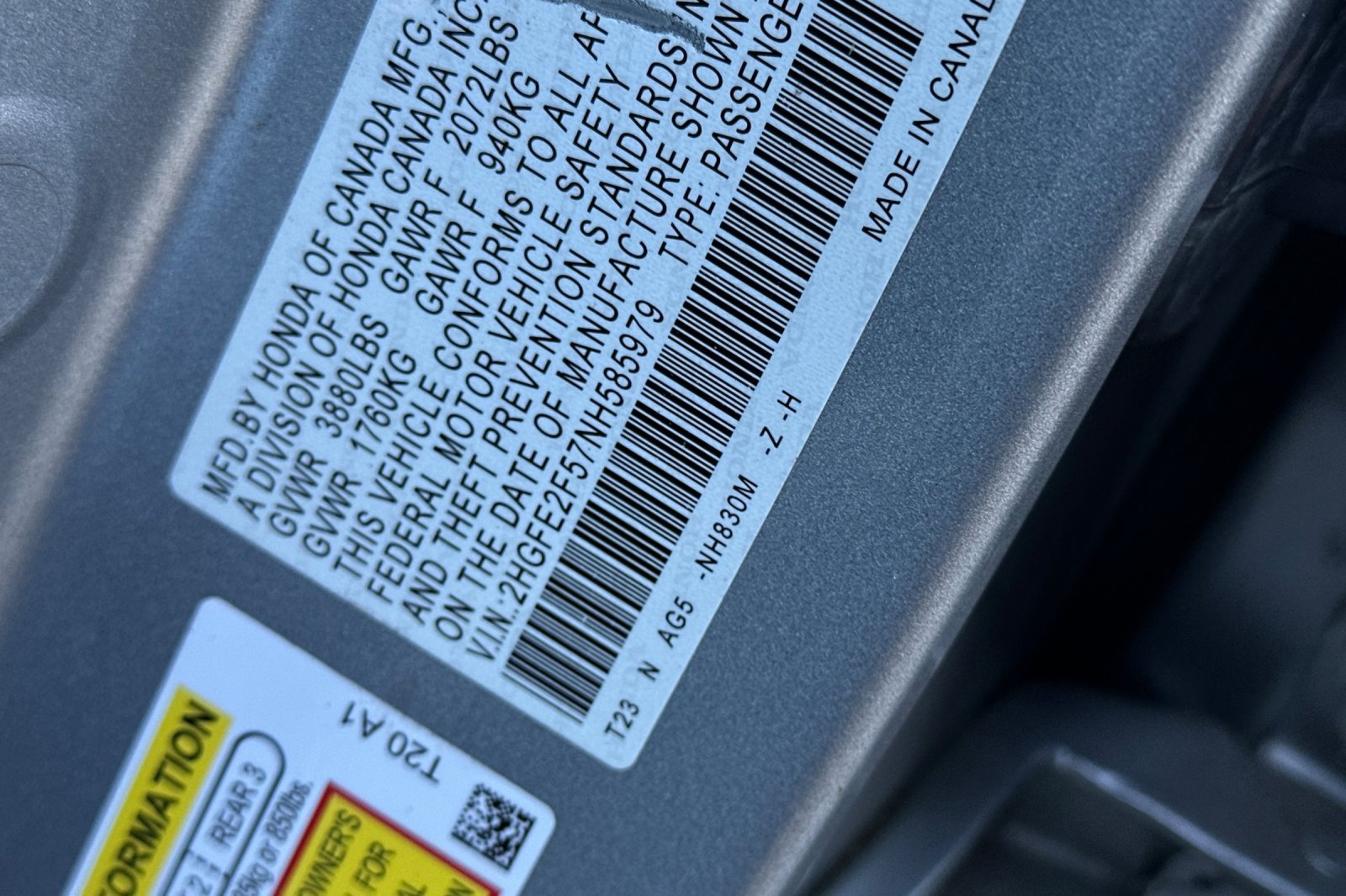 Used 2022 Honda Civic Sport image 39