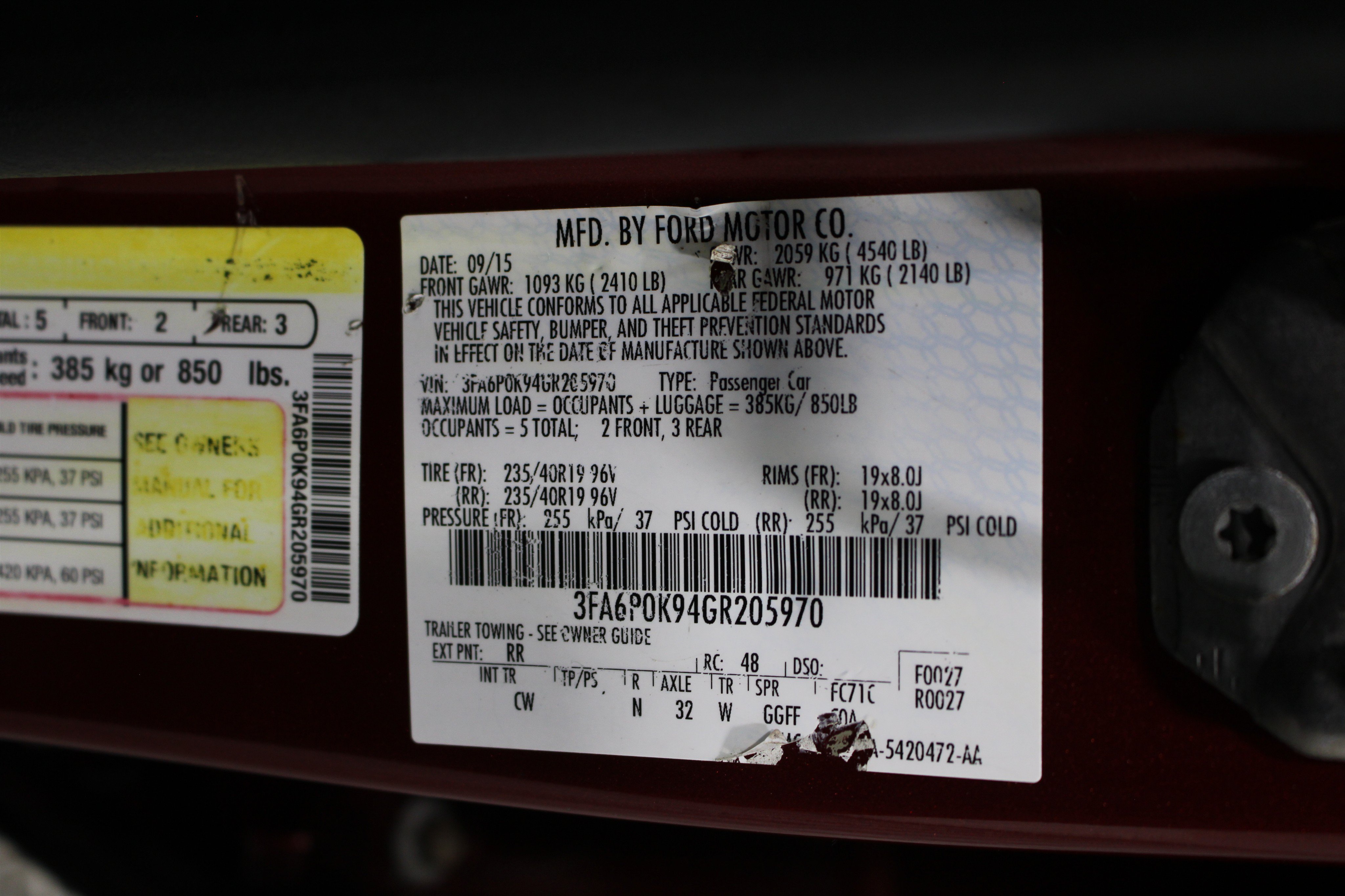 Used 2016 Ford Fusion Titanium FWD image 41