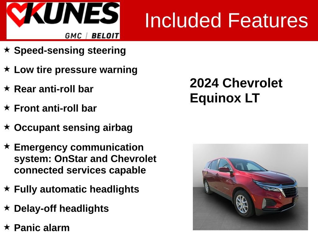 Used 2024 Chevrolet Equinox LT w/ LPO, Floor Liner Package image 3