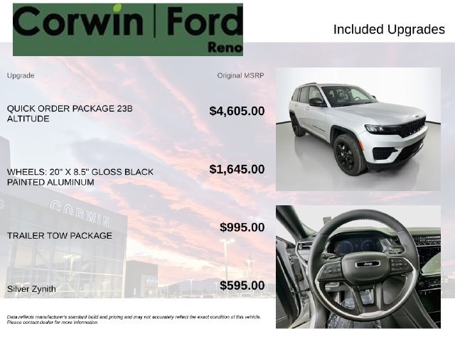 Used 2024 Jeep Grand Cherokee Altitude AWD/4WD image 3