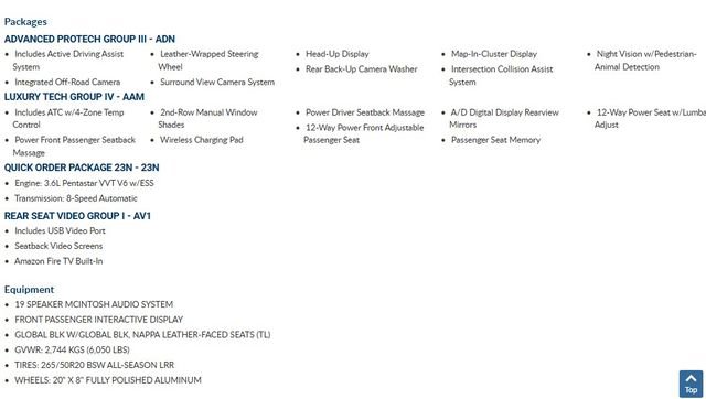 Used 2023 Jeep Grand Cherokee Overland w/ Advanced Protech Group III image 8