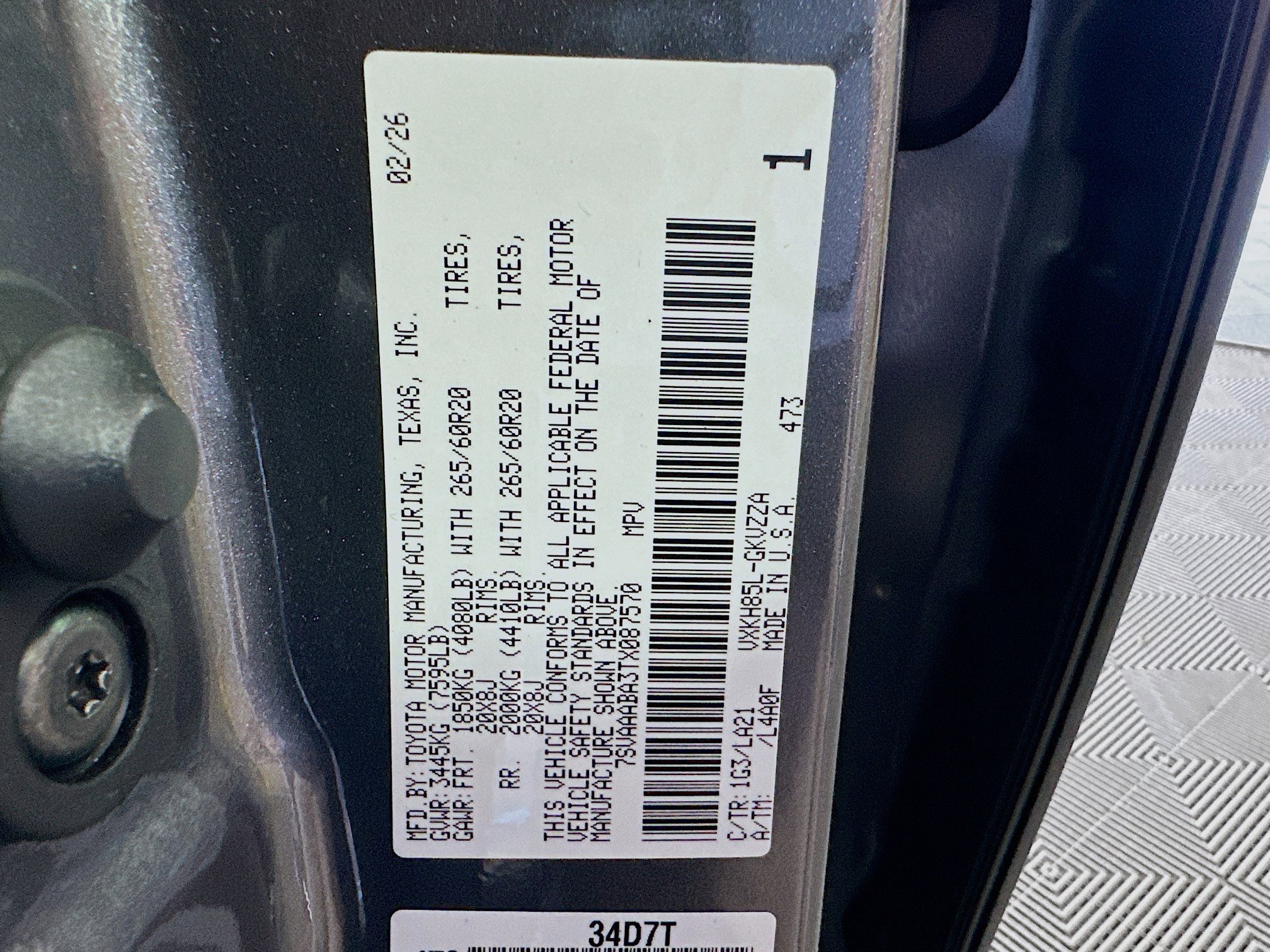 New 2026 Toyota Sequoia Platinum image 12